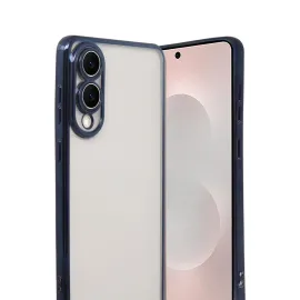 Newface Samsung Galaxy S25 Edge Razer Lensli Silikon - Lacivert