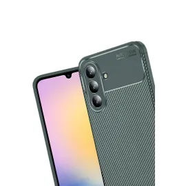 Newface Samsung Galaxy S25 Fe Auto Focus Karbon Kapak - Koyu Yeşil