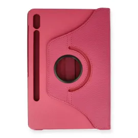 Newface Samsung Galaxy T870 Tab S7 11 Kılıf 360 Tablet Deri Kılıf - Pembe