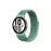 Newface Samsung Galaxy Watch 4 Hasırlı Cırtcırtlı Kordon - Turkuaz