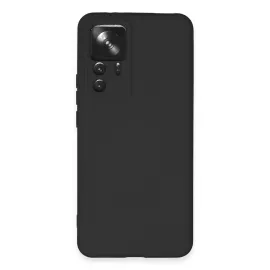 Newface Xiaomi Mi 12T Pro Kılıf Nano Içi Kadife Silikon - Siyah