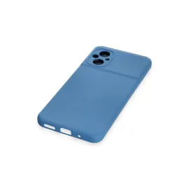 Newface Xiaomi Poco M5 Kılıf Nano Içi Kadife Silikon - Mavi