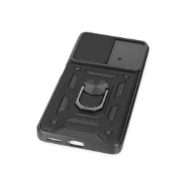 Newface Xiaomi Poco X4 Pro 5G Kılıf Pars Lens Yüzüklü Silikon - Siyah