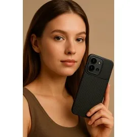 Newface Xiaomi Redmi 15C 4G Auto Focus Karbon Kapak - Lacivert