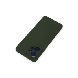 Newface Xiaomi Redmi Note 12 4G Kılıf Nano Içi Kadife Silikon - Koyu Yeşil