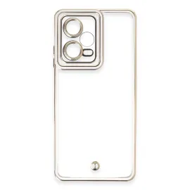 Newface Xiaomi Redmi Note 12 5G Kılıf Liva Lens Silikon - Beyaz