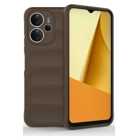 Newface Xiaomi Redmi Note 14 4G Kılıf Optimum Silikon - Kahverengi