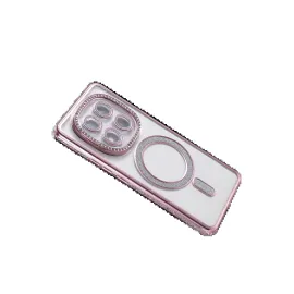 Newface Xiaomi Redmi Note 14 Pro 5G Joke Simli Magneticsafe Kılıf - Pembe