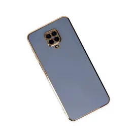 Newface Xiaomi Redmi Note 9 Pro Kılıf Volet Silikon - Mavi