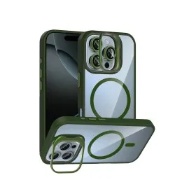 Joko Apple Iphone 16 Pro Remim Lensli Magsafe Standlı Kapak - Koyu Yeşil