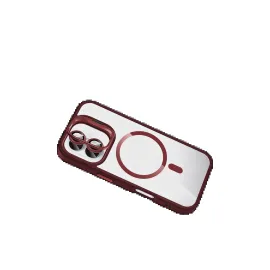 Joko Apple Iphone 17 Remim Lensli Magsafe Standlı Kapak - Bordo