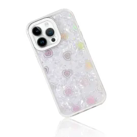 Newface Apple Iphone 15 Pro Lumi Desenli Kapak - Beyaz