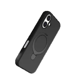 Newface Apple Iphone 16 Plus Regal Magsafe Standlı Kapak - Siyah