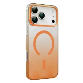 Newface Apple Iphone 17 Pro Glossy Magsafe Kapak - Turuncu