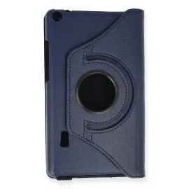 Newface Huawei Mediapad T3 7 Kılıf 360 Tablet Deri Kılıf - Lacivert