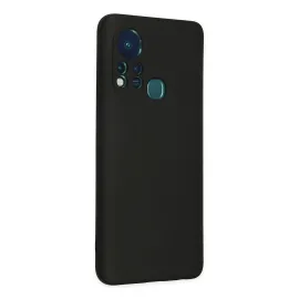 Newface İnfinix Hot 11S Kılıf Nano Içi Kadife Silikon - Siyah