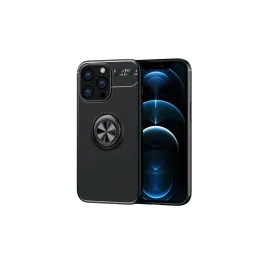 Newface Iphone 13 Pro Max Kılıf Range Yüzüklü Silikon - Siyah