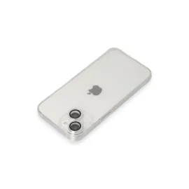 Newface Iphone 14 Kılıf Luko Lens Silikon - Gümüş