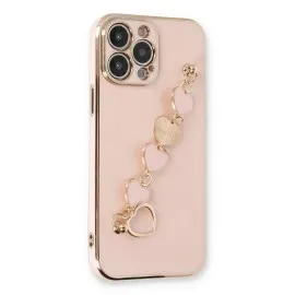 Newface Iphone 14 Pro Max Kılıf Esila Silikon - Pudra