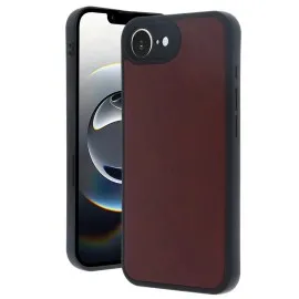 Newface Iphone 16E Kılıf Aras Deri Kapak - Bordo