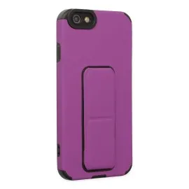 Newface Iphone 6 Kılıf Mega Standlı Silikon - Mor