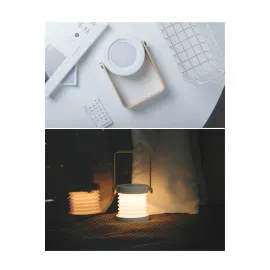 Newface Jp-Dld Kamp Lambası Görünümlü Dekoratif Gece Lambası - Beyaz