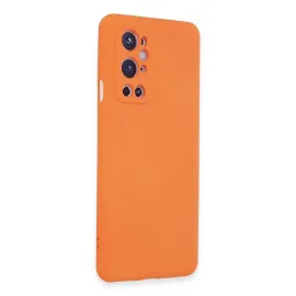 Newface One Plus 9 Pro Kılıf Nano Içi Kadife Silikon - Turuncu