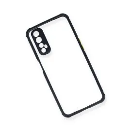 Newface Realme 7 Kılıf Miami Şeffaf Silikon - Lacivert