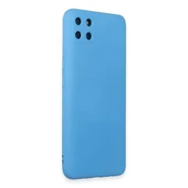 Newface Realme C11 Kılıf Nano Içi Kadife Silikon - Mavi