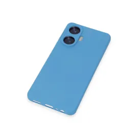 Newface Realme C55 Kılıf Nano Içi Kadife Silikon - Mavi