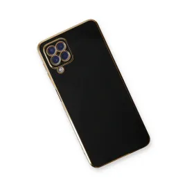 Newface Samsung Galaxy A22 Kılıf Volet Silikon - Siyah