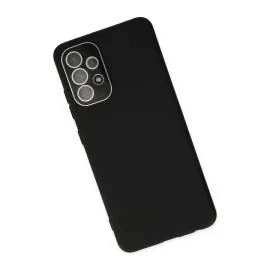 Newface Samsung Galaxy A33 5G Kılıf Lansman Glass Kapak - Siyah