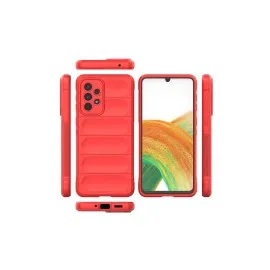 Newface Samsung Galaxy A33 5G Kılıf Optimum Silikon - Kırmızı