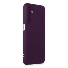 Newface Samsung Galaxy M34 5G Kılıf Nano Içi Kadife Silikon - Mor