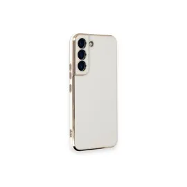 Newface Samsung Galaxy S21 Kılıf Volet Silikon - Beyaz