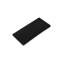 Newface Samsung Galaxy S22 Ultra Kılıf Loop Deri Silikon - Siyah