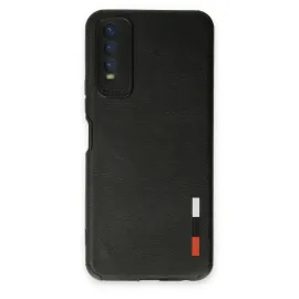 Newface Vivo Y11S Kılıf Loop Deri Silikon - Siyah