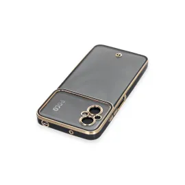 Newface Xiaomi Poco M5 Kılıf Liva Lens Silikon - Siyah