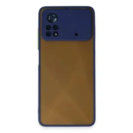 Newface Xiaomi Poco X4 Pro 5G Kılıf Montreal Silikon Kapak - Lacivert