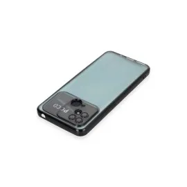 Newface Xiaomi Redmi 10C Kılıf Razer Lensli Silikon - Siyah