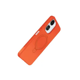 Newface Xiaomi Redmi 13C Regal Magsafe Standlı Kapak - Turuncu