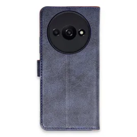 Newface Xiaomi Redmi A3 4G Kılıf Trend S Plus Kapaklı Kılıf - Lacivert