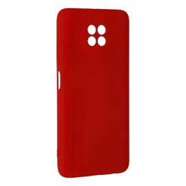 Newface Xiaomi Redmi Note 9 5G Kılıf Nano Içi Kadife Silikon - Kırmızı