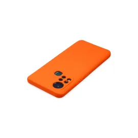 Newface İnfinix Hot 11S Kılıf Nano Içi Kadife Silikon - Turuncu