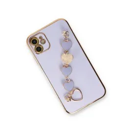 Newface Iphone 11 Kılıf Esila Silikon - Lila