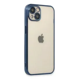 Newface Iphone 13 Kılıf Razer Lensli Silikon - Lacivert