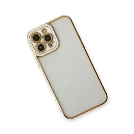 Newface Iphone 13 Pro Max Kılıf Liva Lens Silikon - Beyaz