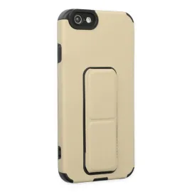 Newface Iphone 6 Kılıf Mega Standlı Silikon - Gold