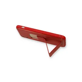 Newface Iphone Xs Max Kılıf Coco Deri Standlı Kapak - Kırmızı