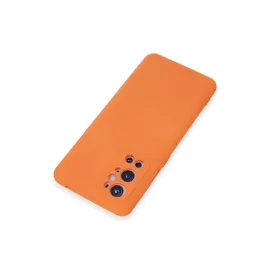 Newface One Plus 9 Pro Kılıf Nano Içi Kadife Silikon - Turuncu